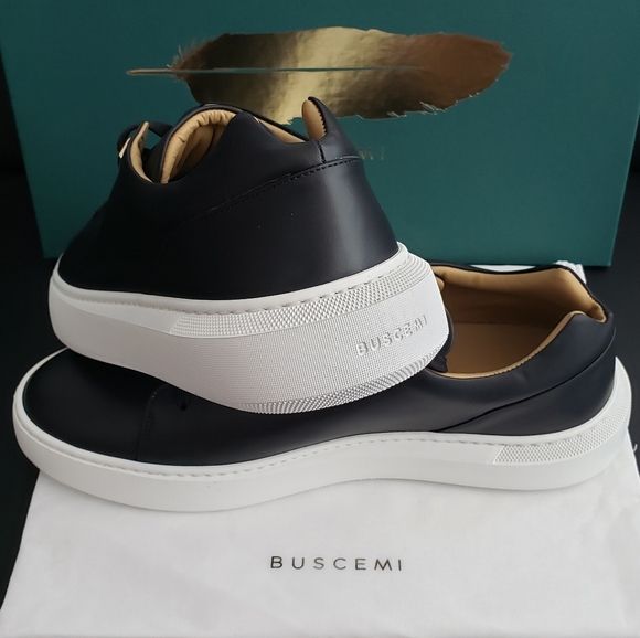 BUSCEMI Uno Low Top Sneakers (Black) - Picture 3 of 4